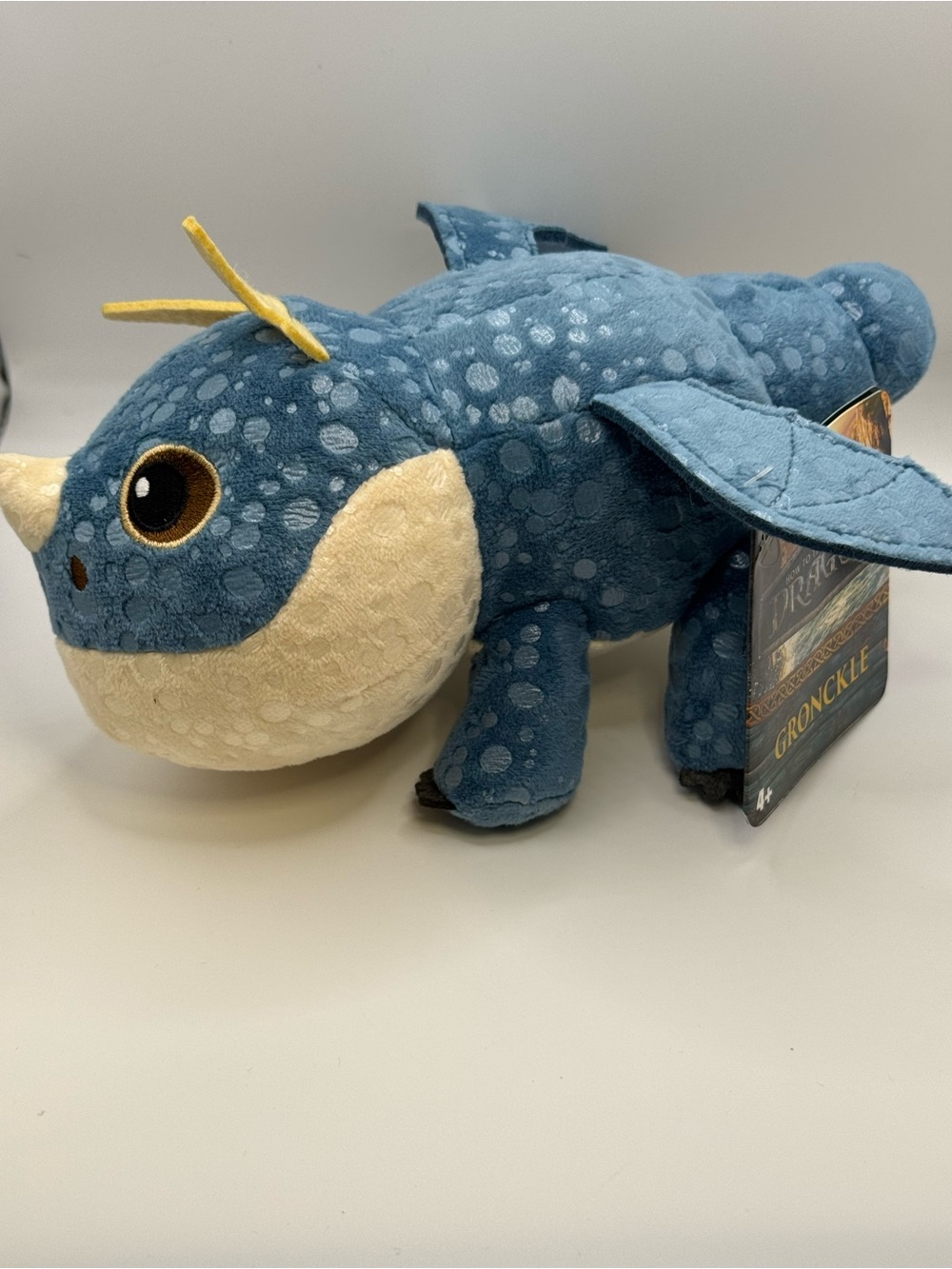 NWT DreamWorks How to Train Your Dragon Gronckle 8” Plush Stuffed Animal Toy Blu